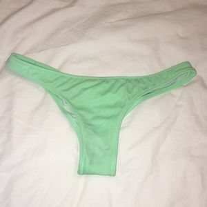 Mint green cheeky bottom from Victoria’s Secret.
